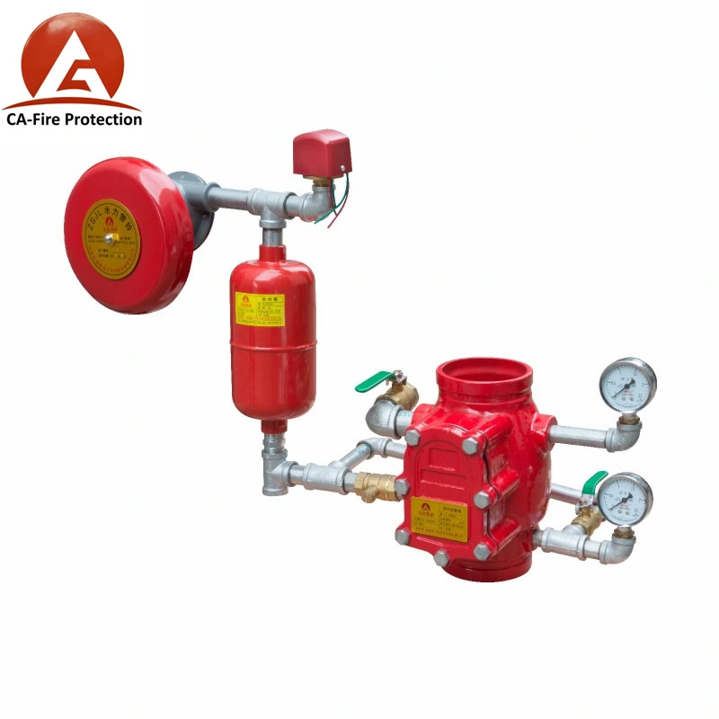 Ca Dn150 Fire Fighting Alarm System Alarm Check Valve Dry Fire Alarm Valve Zsfz 100 Wet Alarm Valve