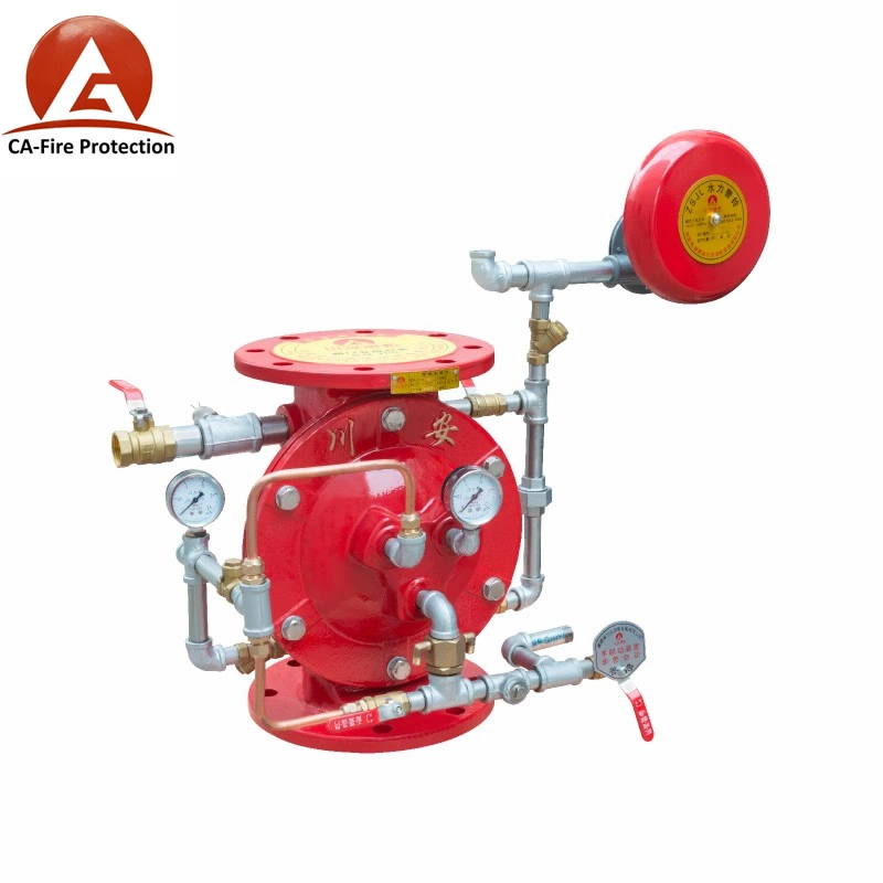 Ca Dn150 Fire Fighting Alarm System Alarm Check Valve Dry Fire Alarm Valve Zsfz 100 Wet Alarm Valve