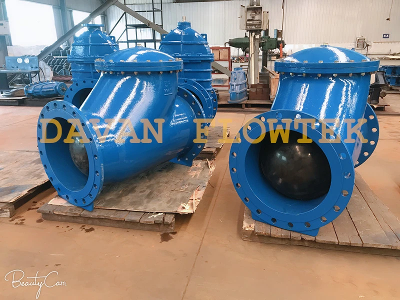 Cast Ductile Iron Flanged Dual Plate Check Valve Flap Valve Swing Ball Type Check Valve