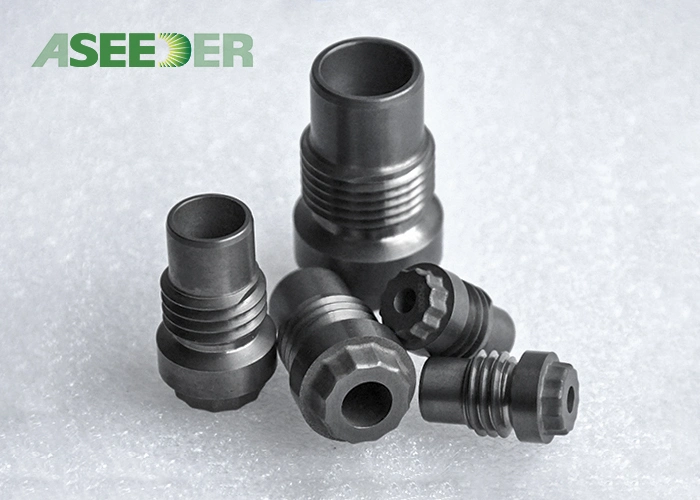 Erosion Resistance Oil Spray Head Tungsten Carbide Thread Nozzle with API Certification