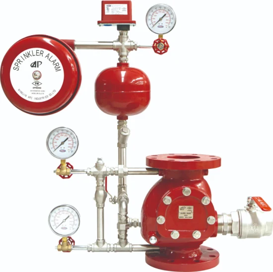 Fire Alarm System FM Approved Wet Alarm Check Valve with Flanged Connection