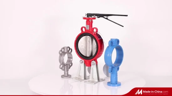 Factory OEM Industrial DN50 Pn16 Di Manual Stainless Steel Wafer Butterfly Valve