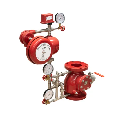 6 Inch DN150 Fire Sprinkler System Used Wet Alarm Check Valve Flange End Approved FM