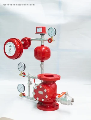 4 Inch DN100 Fire Sprinkler System Used Wet Alarm Check Valve Flange End Approved FM